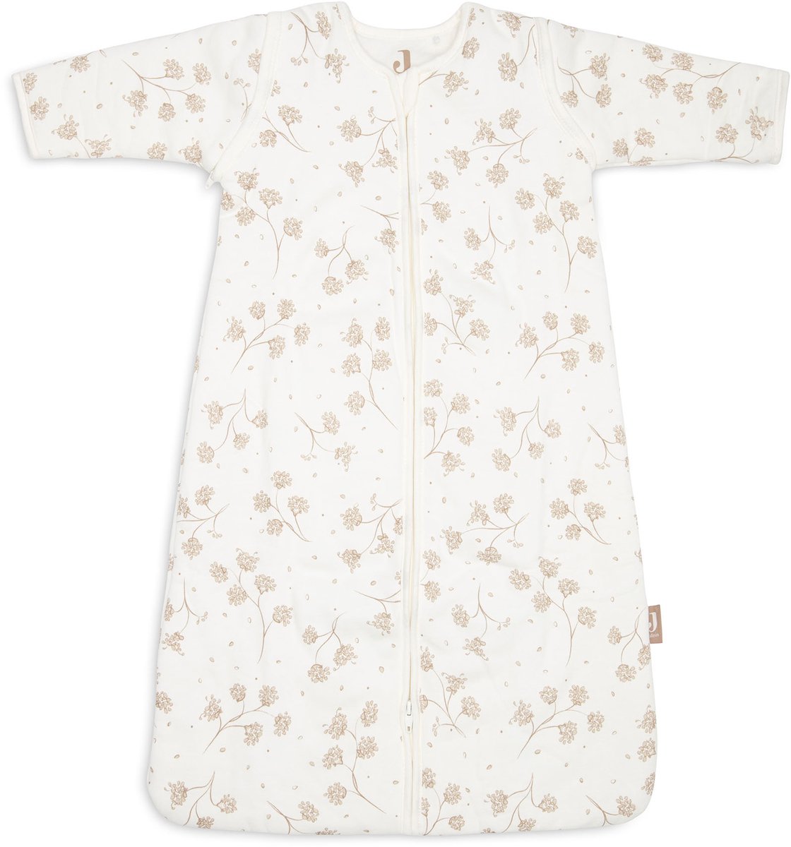 Jollein slaapzak baby met afristbare mouw 70cm - leafy dreams