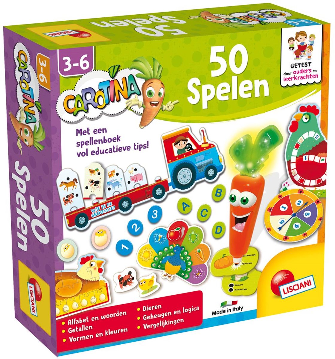 Lobbes carotina pratende pen met 50 spellen nl