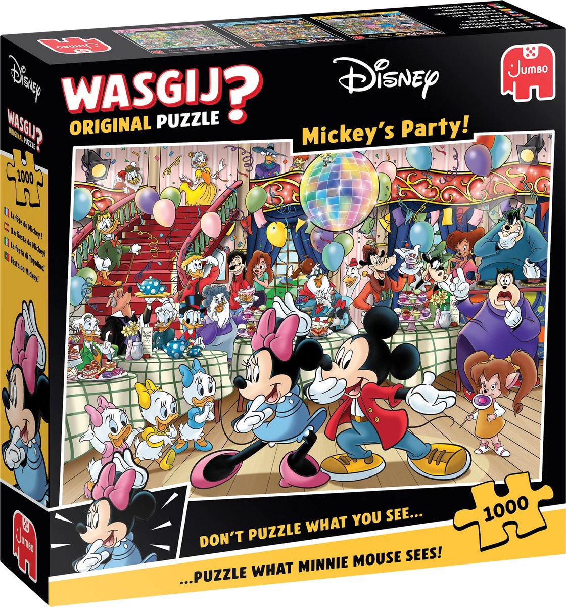 Jumbo wasgij originele disney legpuzzel, 1000st.