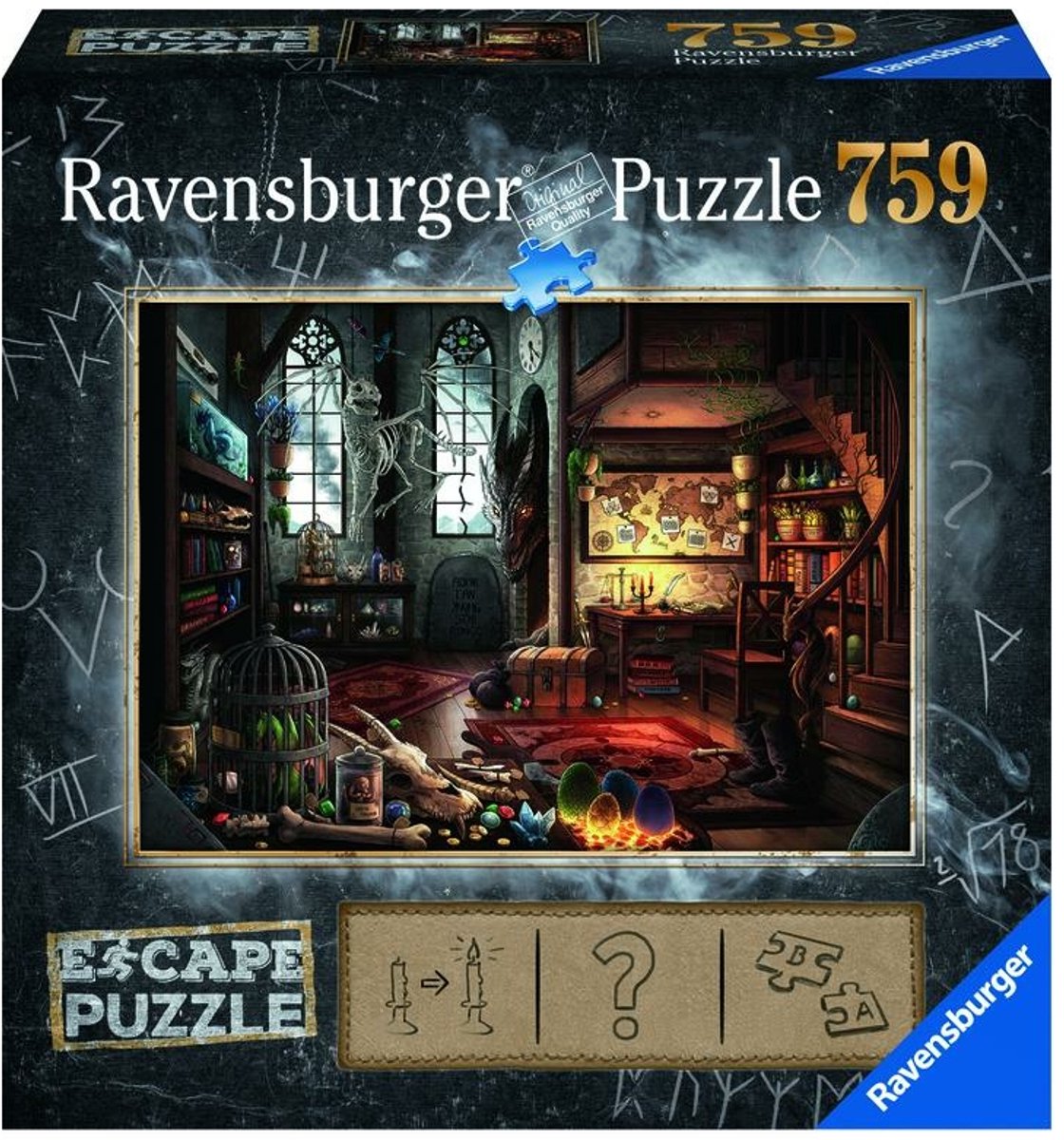 Ravensburger Escape Room Puzzle - Dragon's Laboratory, 759 pieces