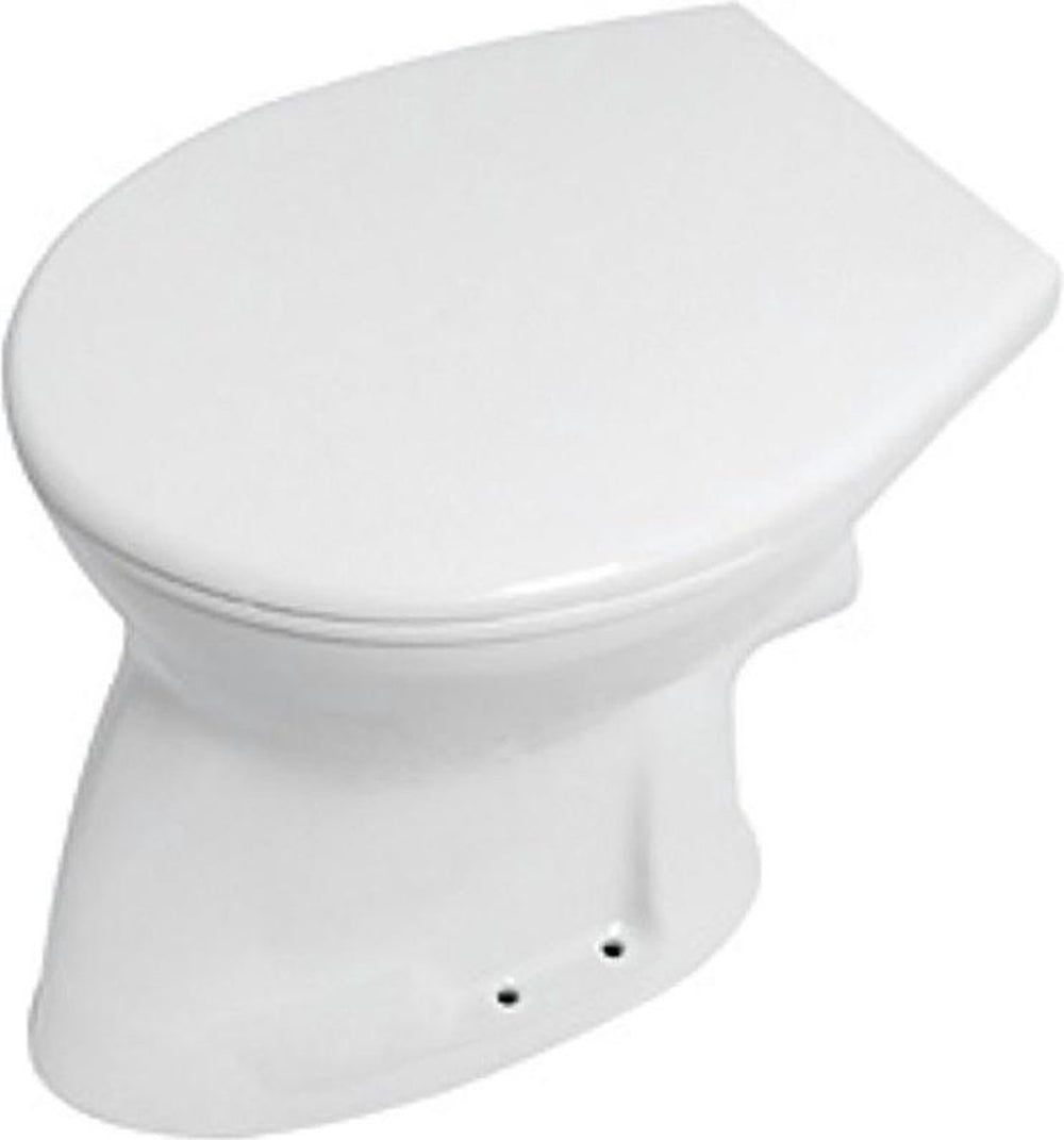 Plieger brussel closetpot vlakspoel pk 35x46.5cm wit