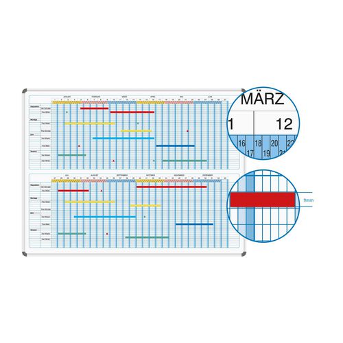 Jaarplanner-set ultradex wit, zilver 800070