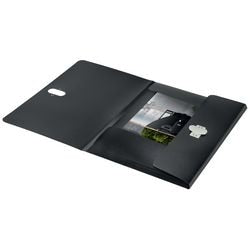 3 flap map zwart a4 leitz recycle pp