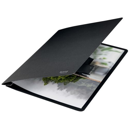 Leitz recycle documentmap met hechtstrip a4 co2 neutraal zwart 275 gram 100% ger