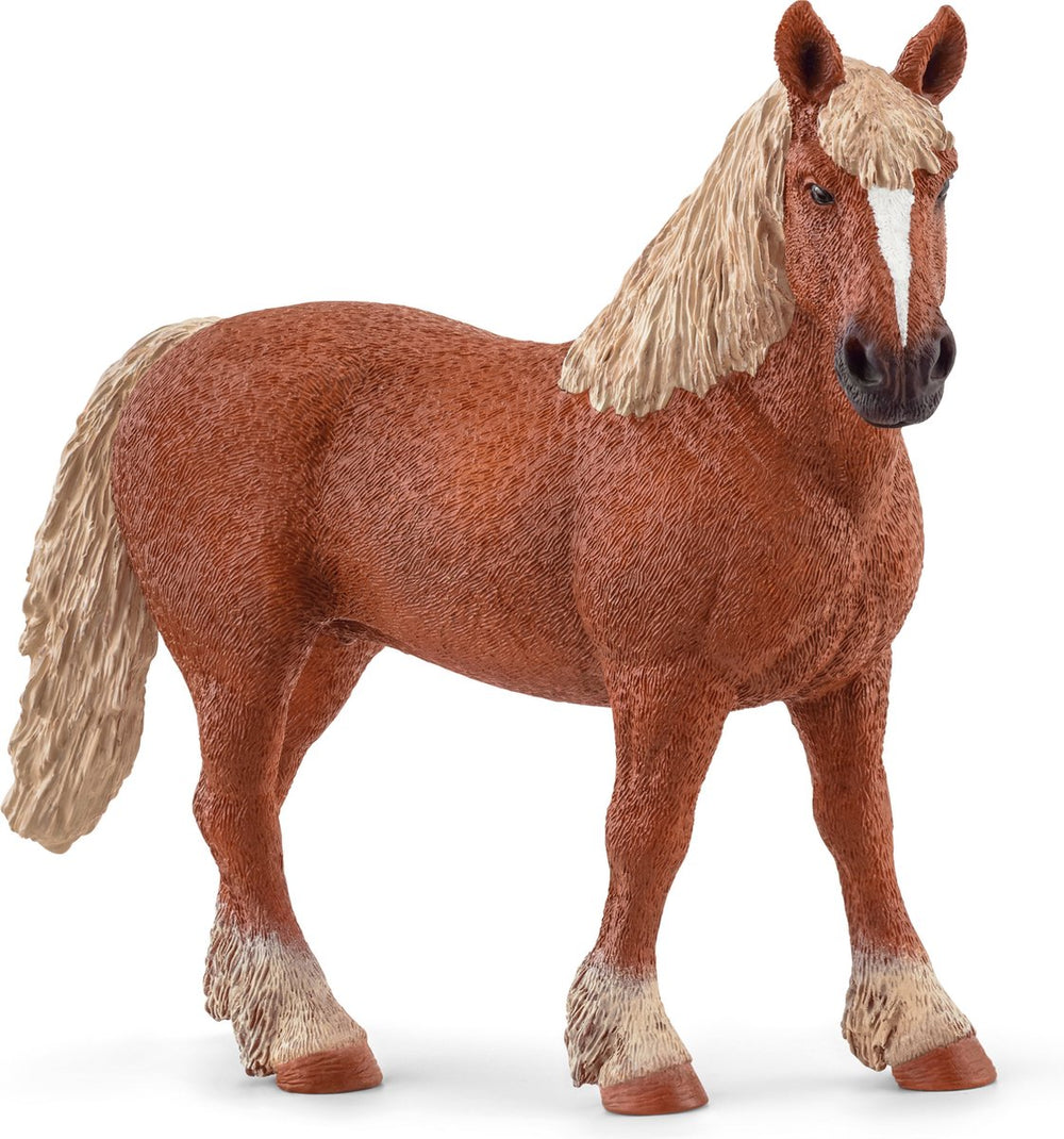 Schleich farm world - belgische fokmerrie - speelfiguur - kinderspeelgoed voor jongens en meisjes - 3 tot 8 jaar - 13941
