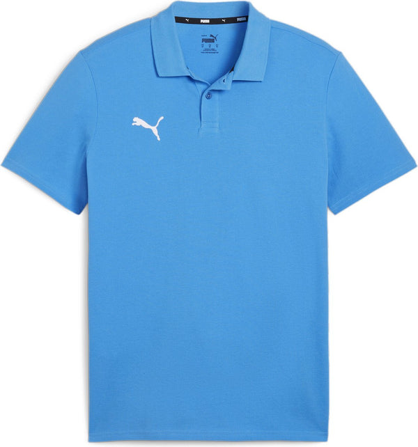 Puma teamgoal casuals polo heren sportshirt - ignite blue- white xl