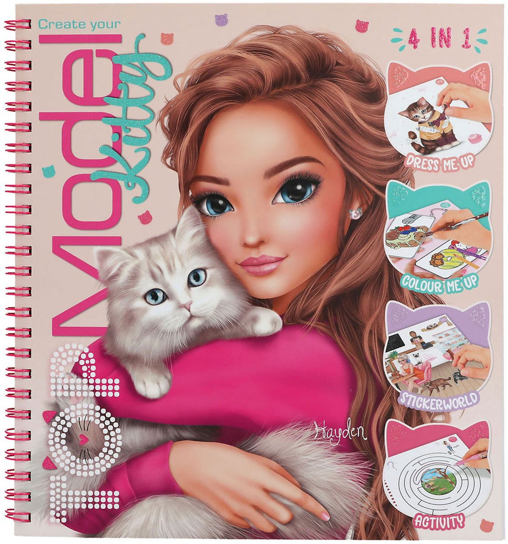 Topmodel create your kitty kleurboek