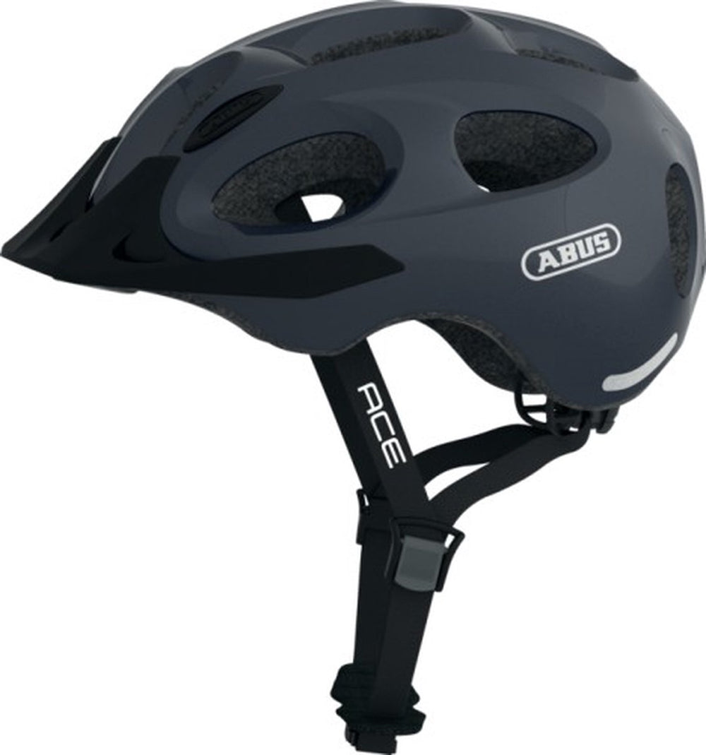 Abus youn-i ace - fietshelm metallic blue s (48 - 54 cm)