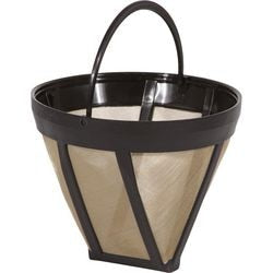Scanpart herbruikbare koffiefilter nr 4 - koffie filter permanent maat 4 - herbruikbaar - met houder - nummer 4