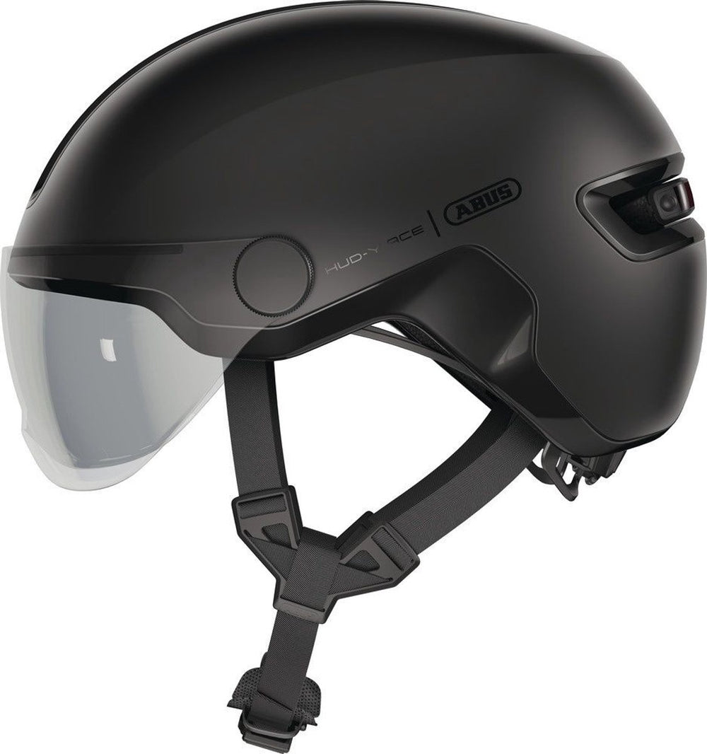Abus helm HUD-Y ACE fluweel Zwart M 54-58cm