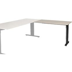 Bureau-uitbreiding schaffenburg lin-pla126-lerz-m25 120x60x65-85cm