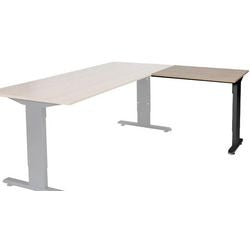 Aanbouwtafel schaffenburg lin-pla086-havz-m25 80x60x65-85cm havana kers, zwart