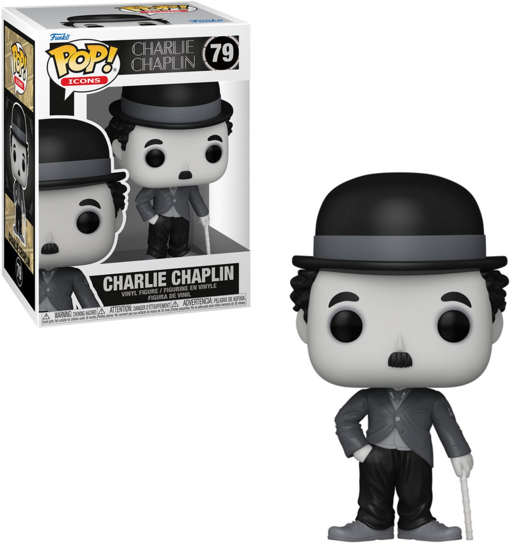 Funko pop icons: charlie chaplin pop #79
