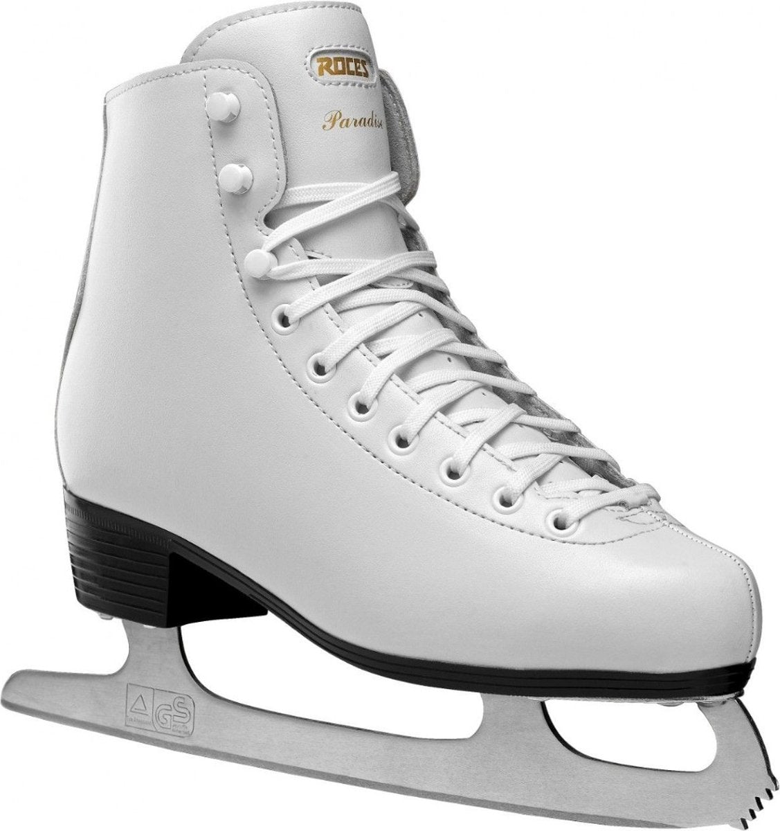 Roces – paradise – kunstschaatsen – schaatsen kinderen – wit – klassieke stabiliteit rvs ijzer – maat eu 35