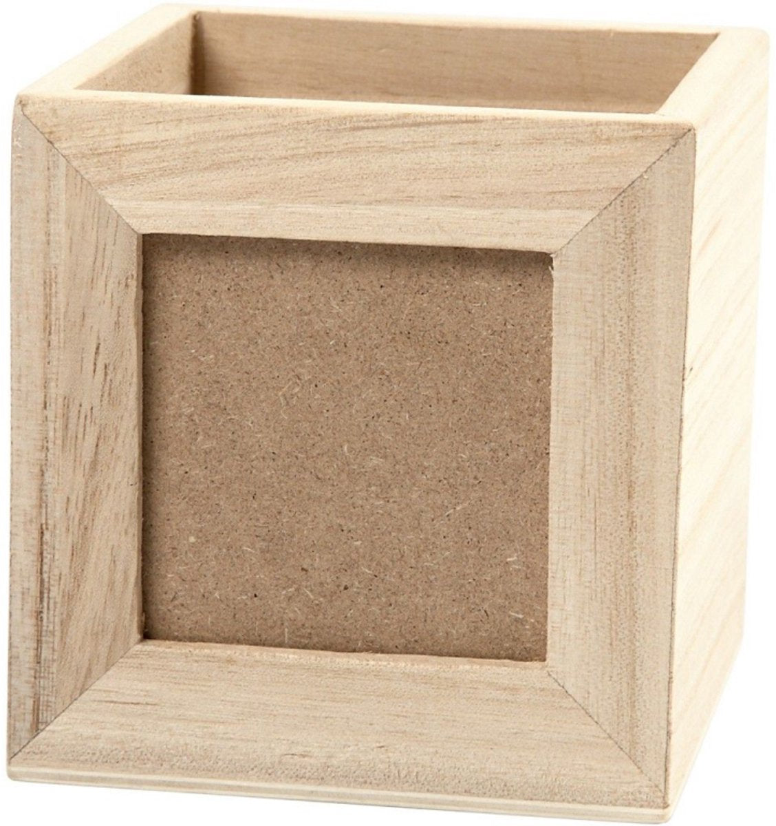 Creativ company houten pennenbakje met fotolijstje