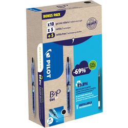 Gelpen pilot zwart 0,7 mm