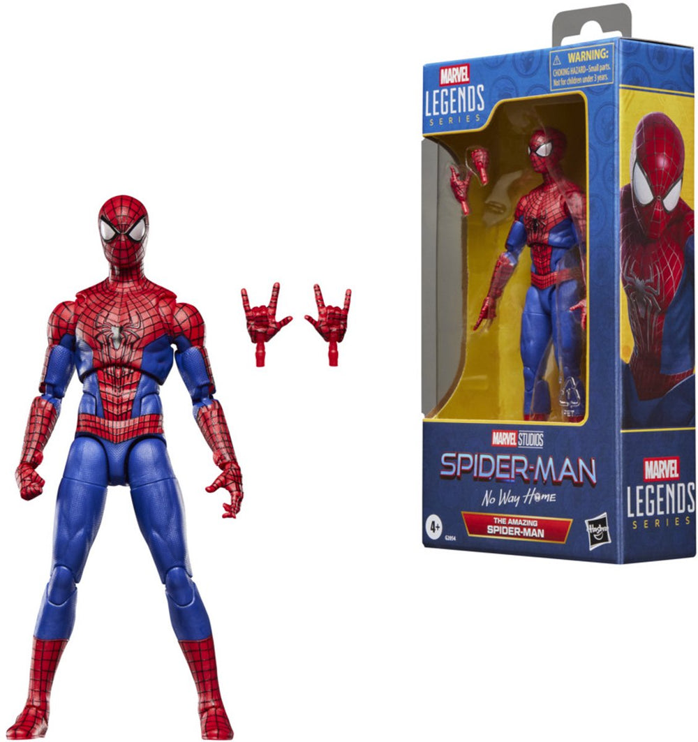 Marvel legends series the amazing spider-man uit spider-man: no way home, actiefiguur van 15 cm