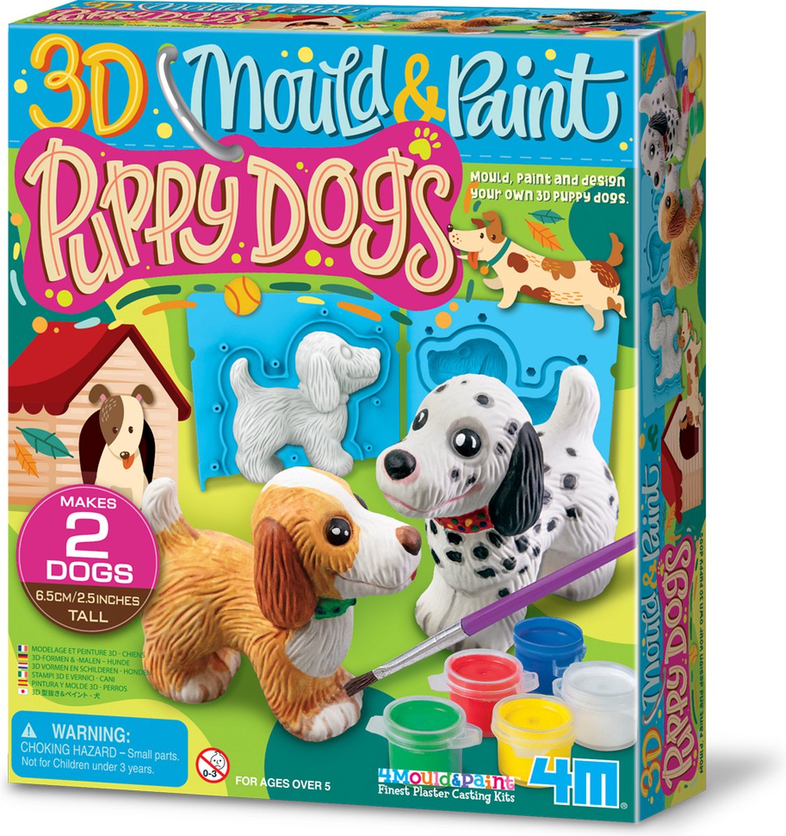 4m gietenversterker; verven puppy-3d