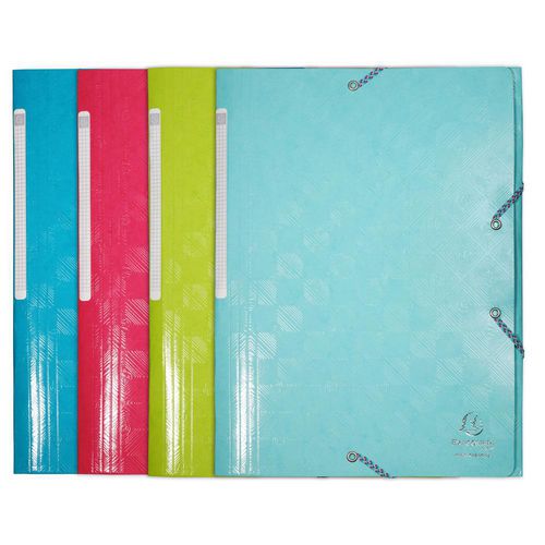 3-flap mappen exacompta 55220e kleurenassortiment