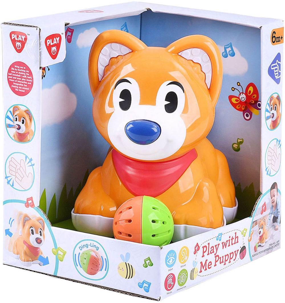 Speel baby interactieve puppy met bal
