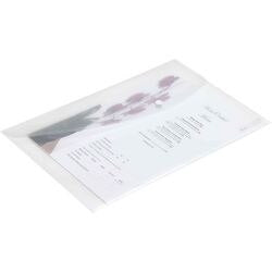 Documentmap rapesco foolscap doorzichtig transparant