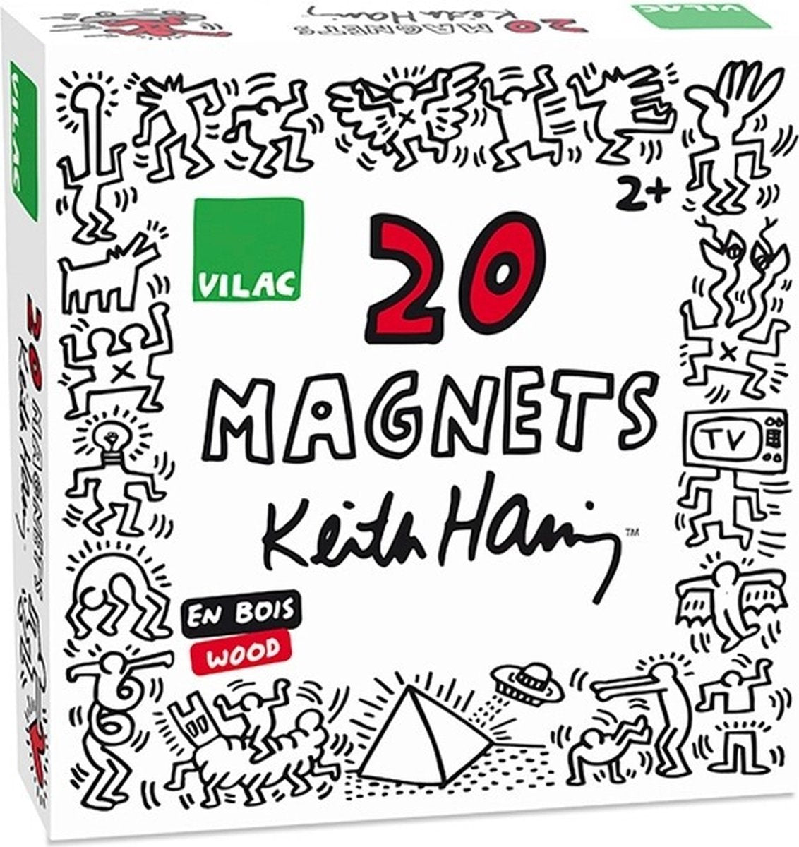 Vilac magnets (20 pieces) by keith haring