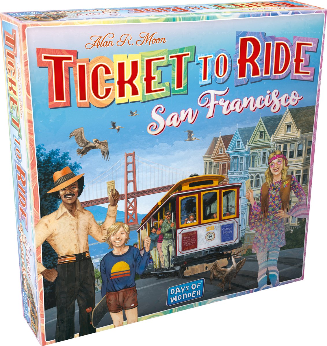 Days of wonder ticket to ride - san francisco bordspel