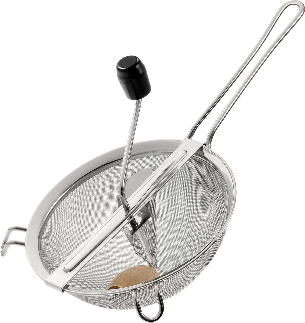 Westmark passeerzeef, diameter: 20 cm, roestvrij staal hout, freches früchtchen, zilver zwart, 11982260