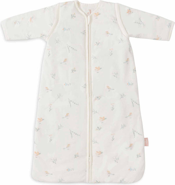 Jollein baby slaapzak winter met afritsbare mouw 110cm - lovely birds - winterslaapzak