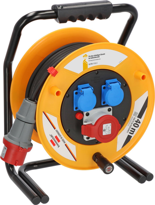 Brennenstuhl brobusta cee 1 ip44 kabelhaspel 40m h07rn-f 5g1,5