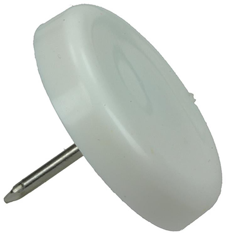 Mack 1047753 - stoelglijder nagel kunststof wit ø 28 mm 4 st pcs | 6 stuks