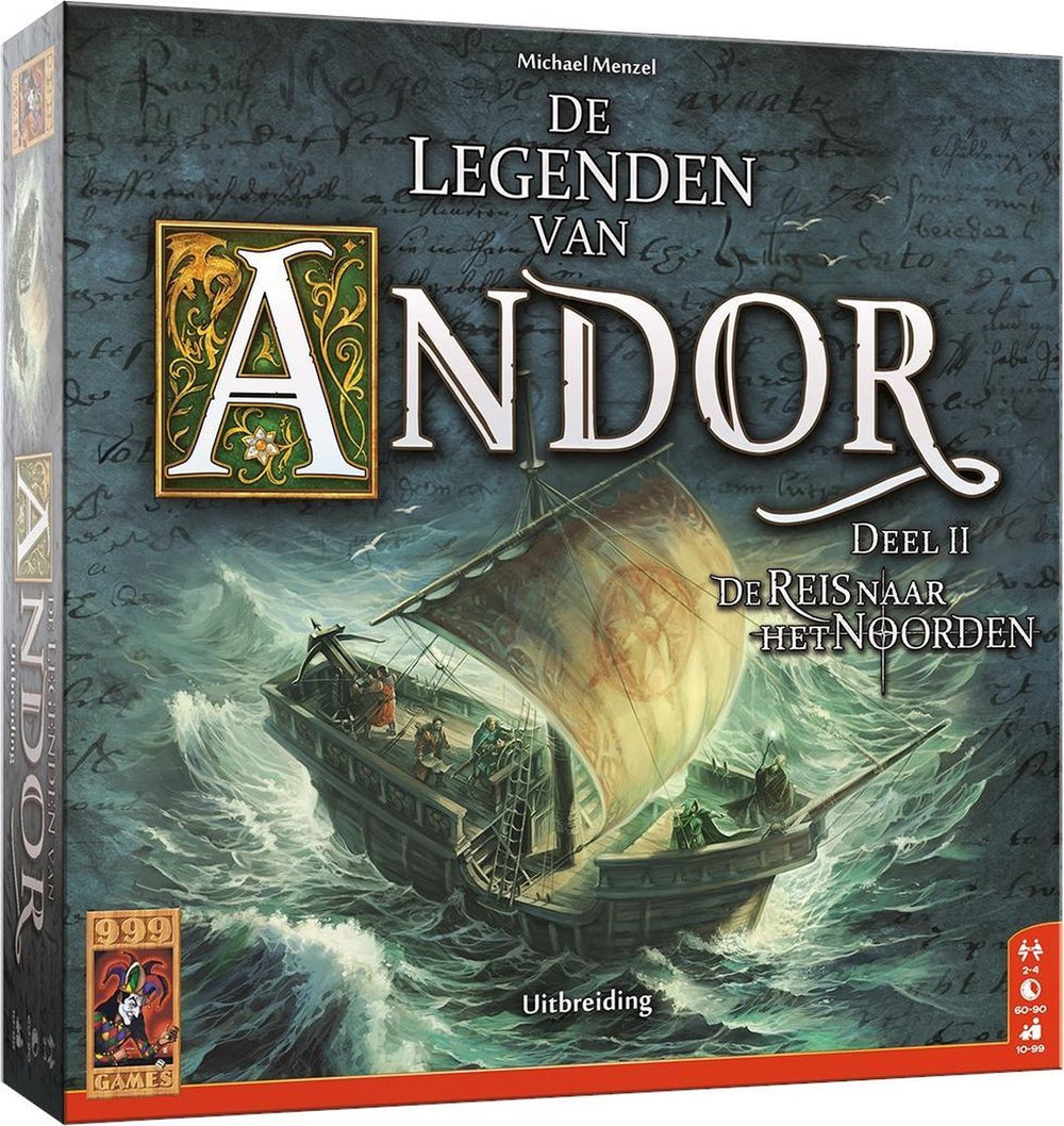 999games 999 games de legende van andor: de reis naar het noorden uitbreiding bordspel