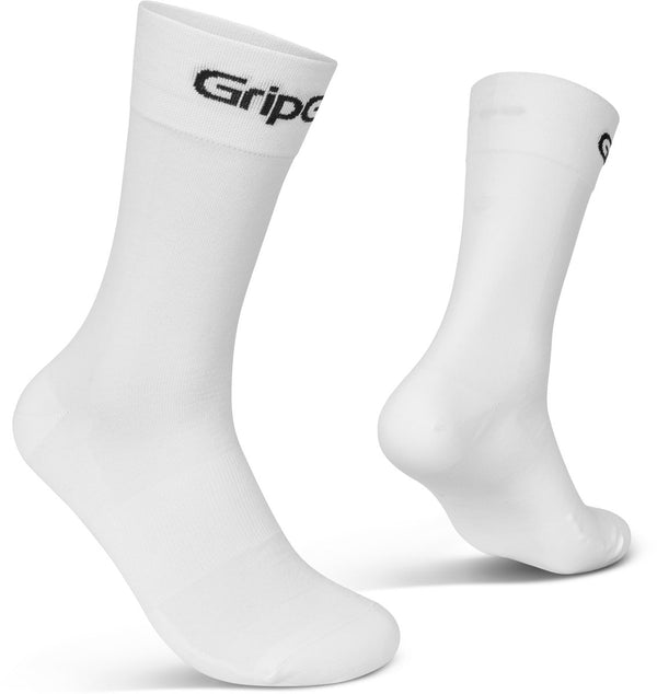 Gripgrab - ride high cut zomer fietssokken 1 paar wielersport coolmax sokken hoog - unisex - wit 44-47