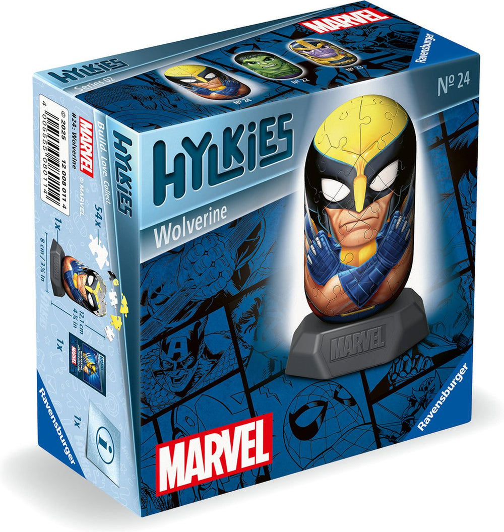 Ravensburger 3d puzzel hylkies wonder wolverine, 54st.