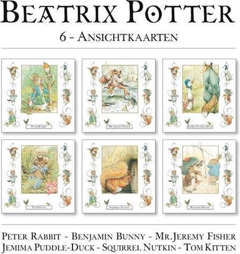 Beatrix potter ansichtkaarten
