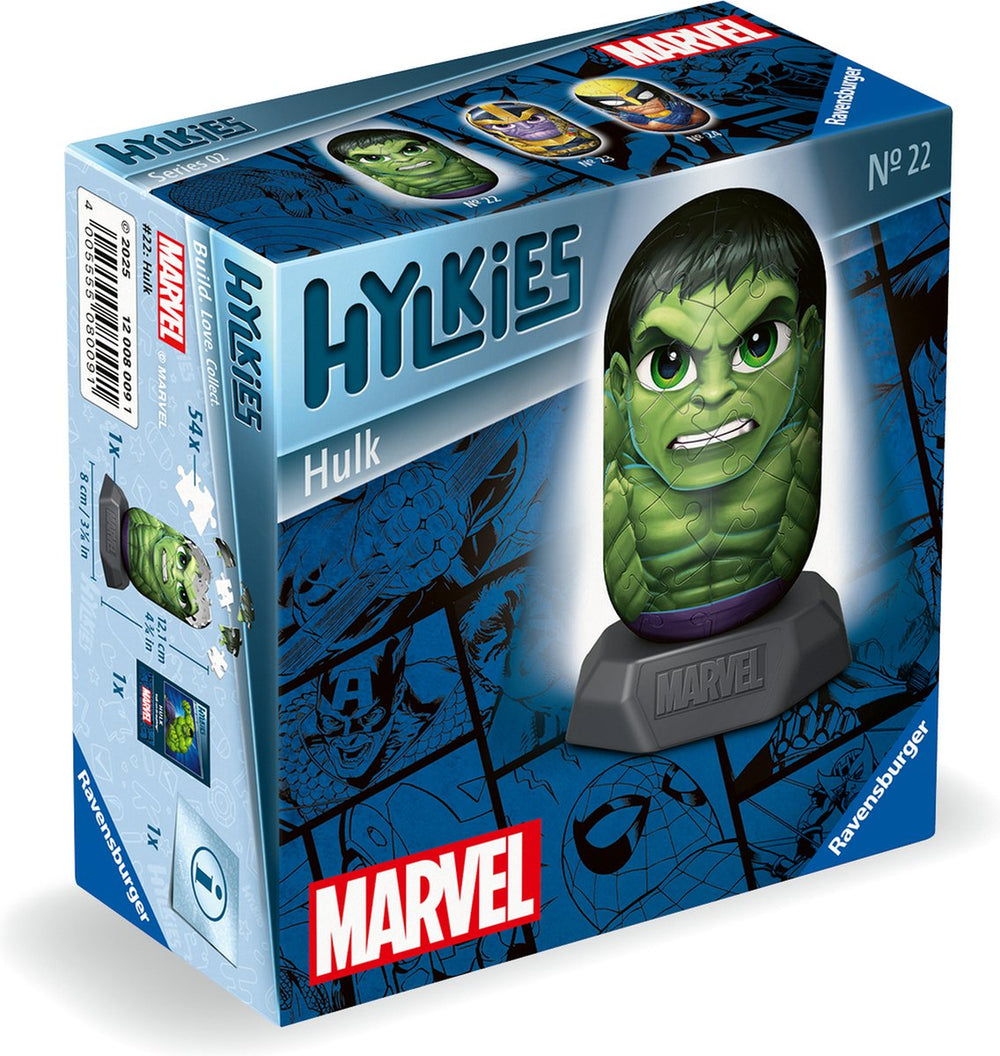 Ravensburger 3d puzzel hylkies wonder hulk, 54st.