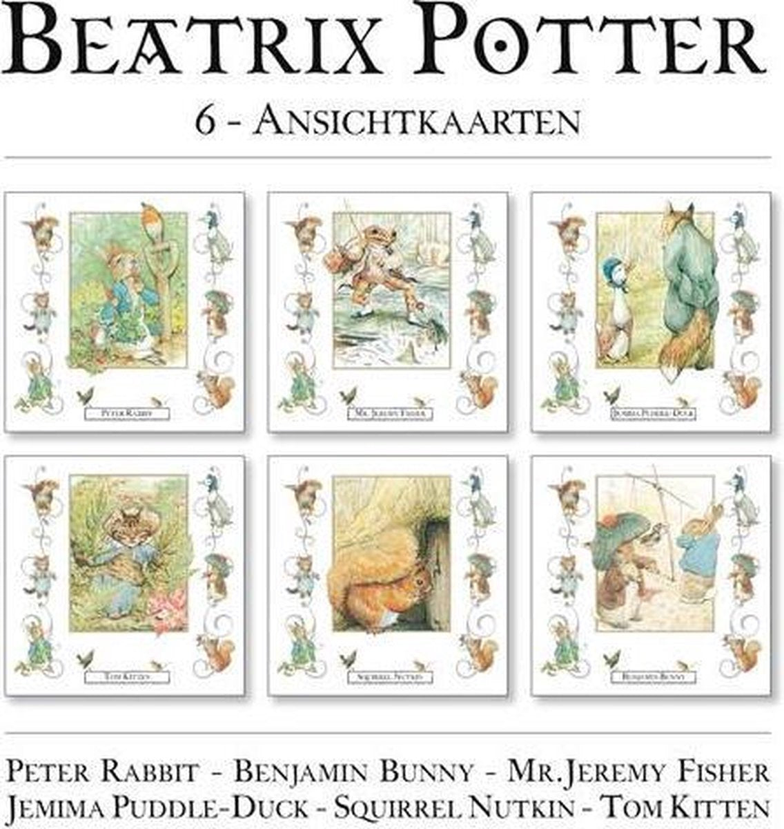 Beatrix potter ansichtkaarten