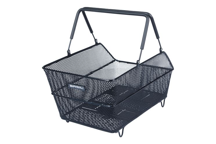 Basil fietsmand cento achtermand multisysteem nx - zwart