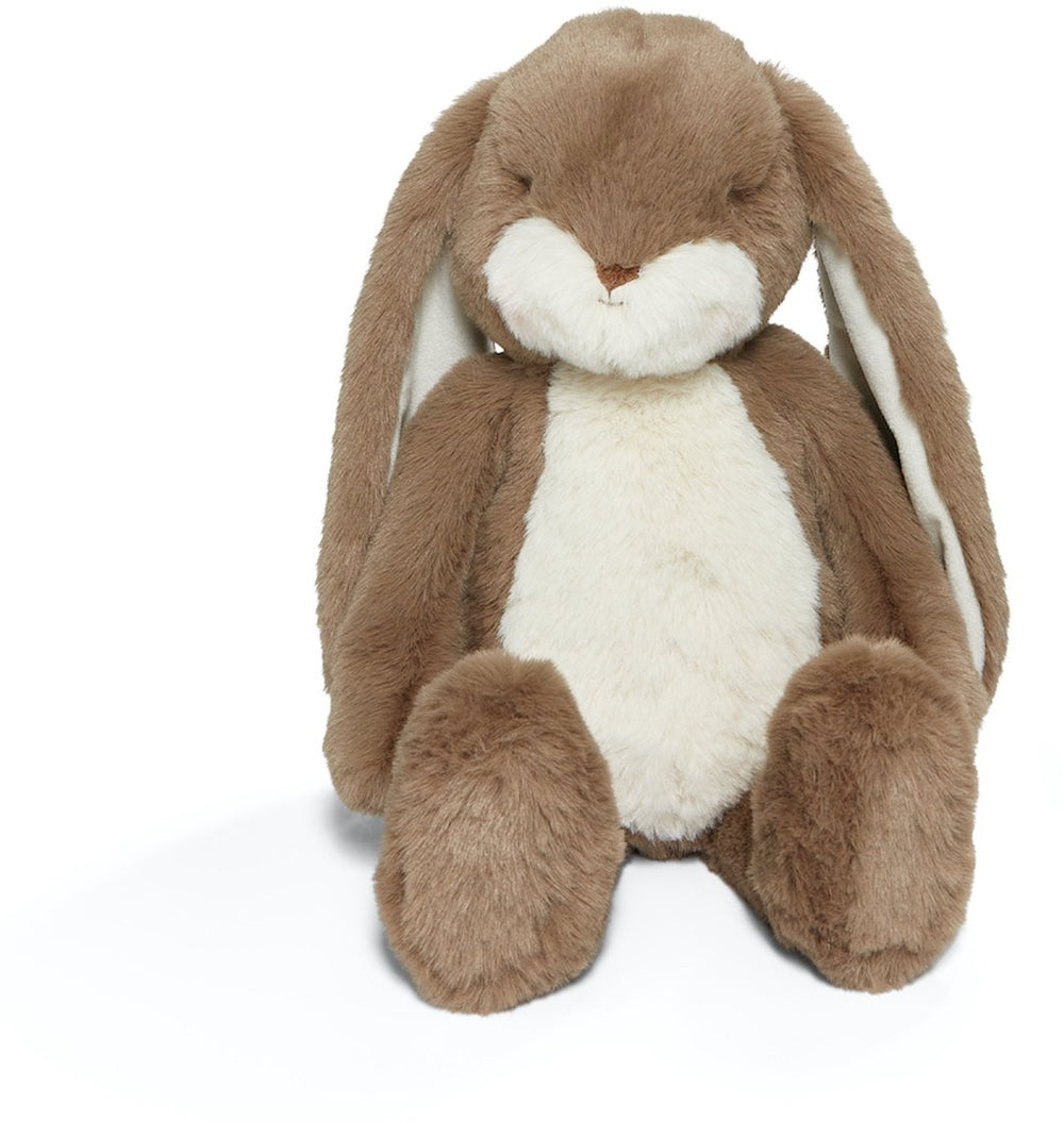 Bunnies by the bay floppy nibble konijn - knuffeldier - knuffel voor kinderen - geborduurde details - caramel - 34 cm