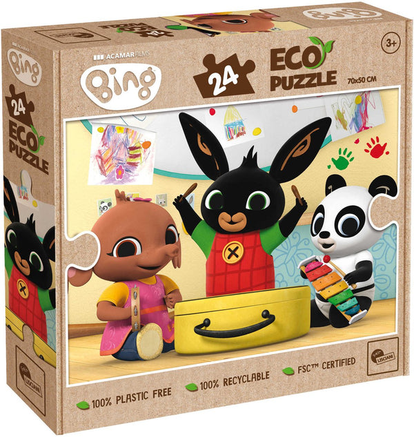 Lisciani - bing - eco puzzel - music time! - 24 stukjes