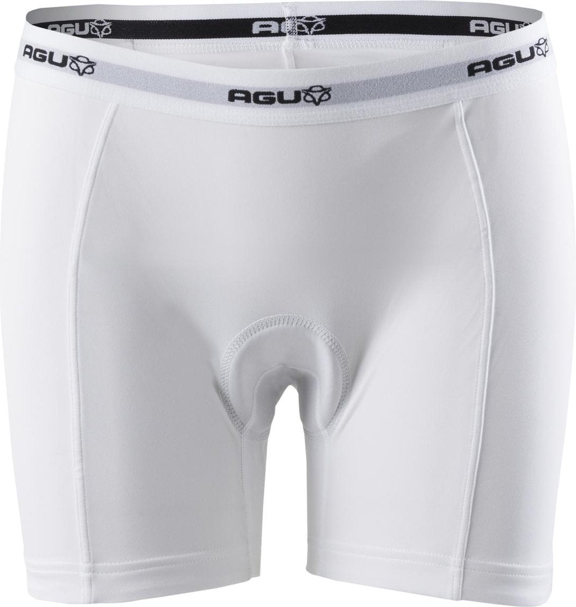 Agu underwear fietsonderbroek essential - fietsonderbroek dames met zeem - ademend fietsondergoed - wit - xxl