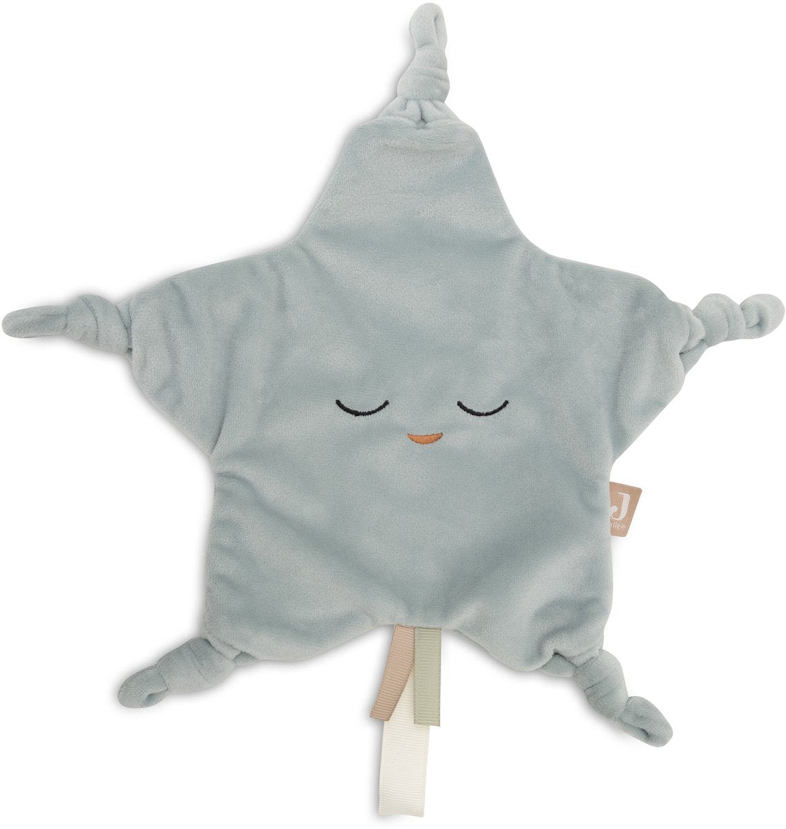 Jollein - speendoekje little star - speenknuffel baby - 100% polyester - sea green