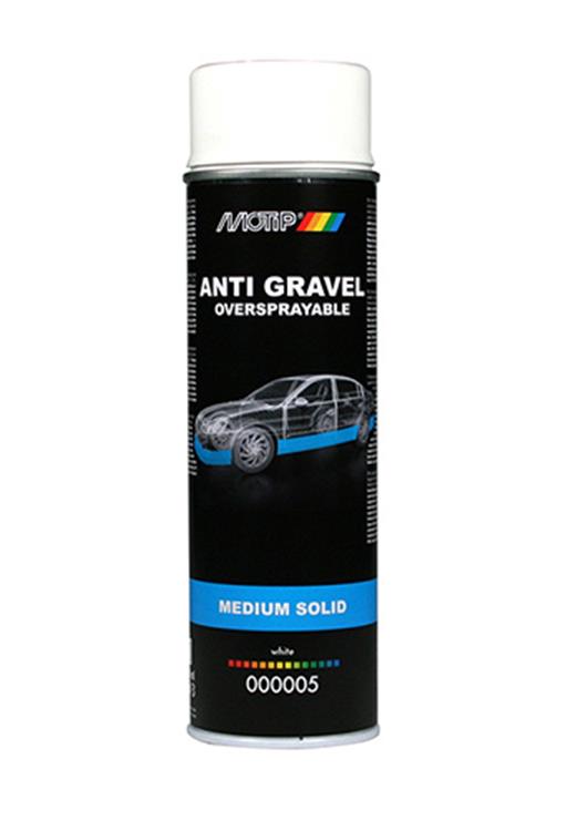Motip 1051453 - anti steenslag wit spuitbus 500 ml | 1 stuks