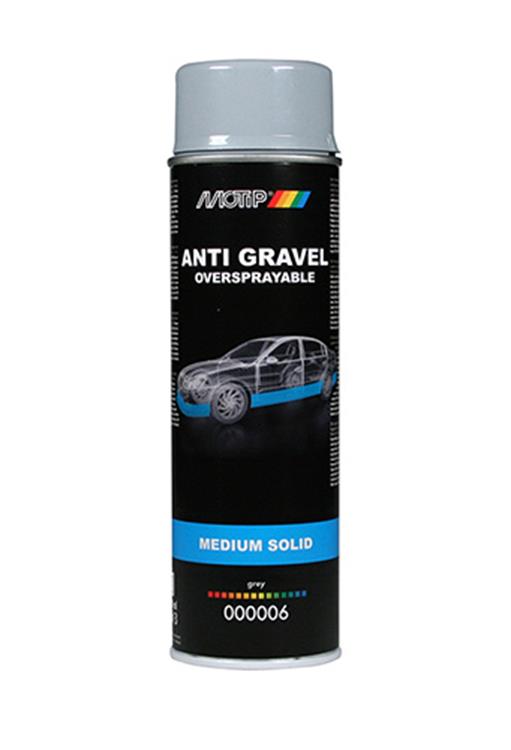 Motip 1051454 - anti steenslag grijs spuitbus 500 ml | 1 stuks