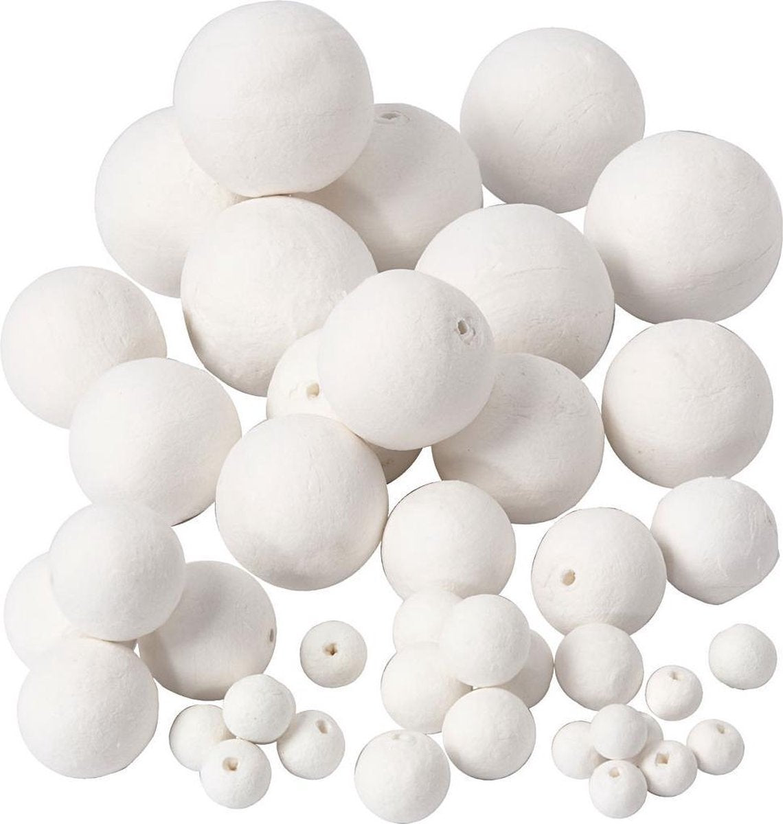 Creativ company https: www.cchobby.nl ballen-d-12-15-20-30-40-50-mm-wit-42-stuk-1-doos