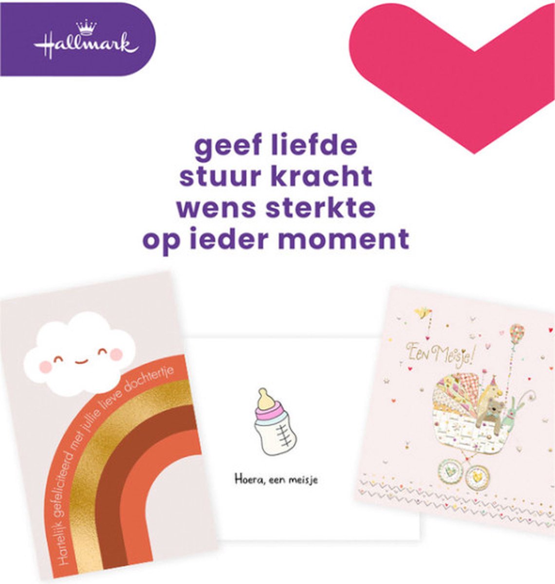 Hallmark cards wenskaart hallmark business box geboorte dochter