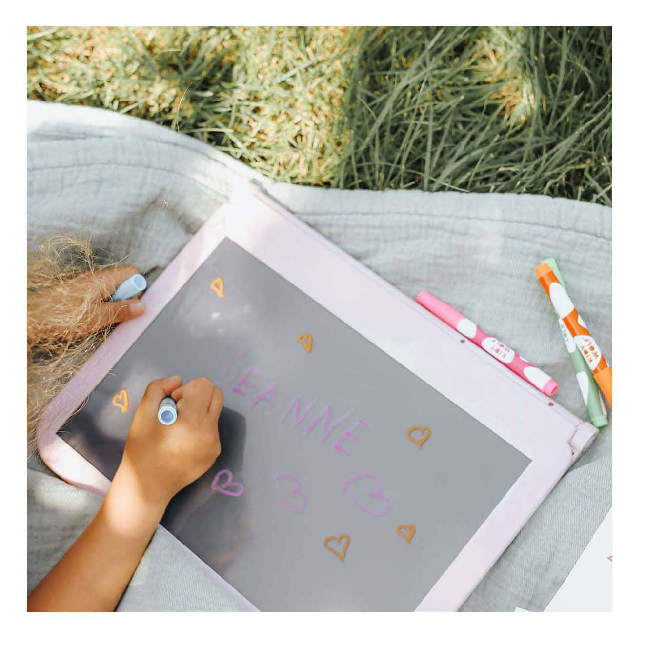 Kidywolf kidydraw-pro a4 2in1 lichttafel roze