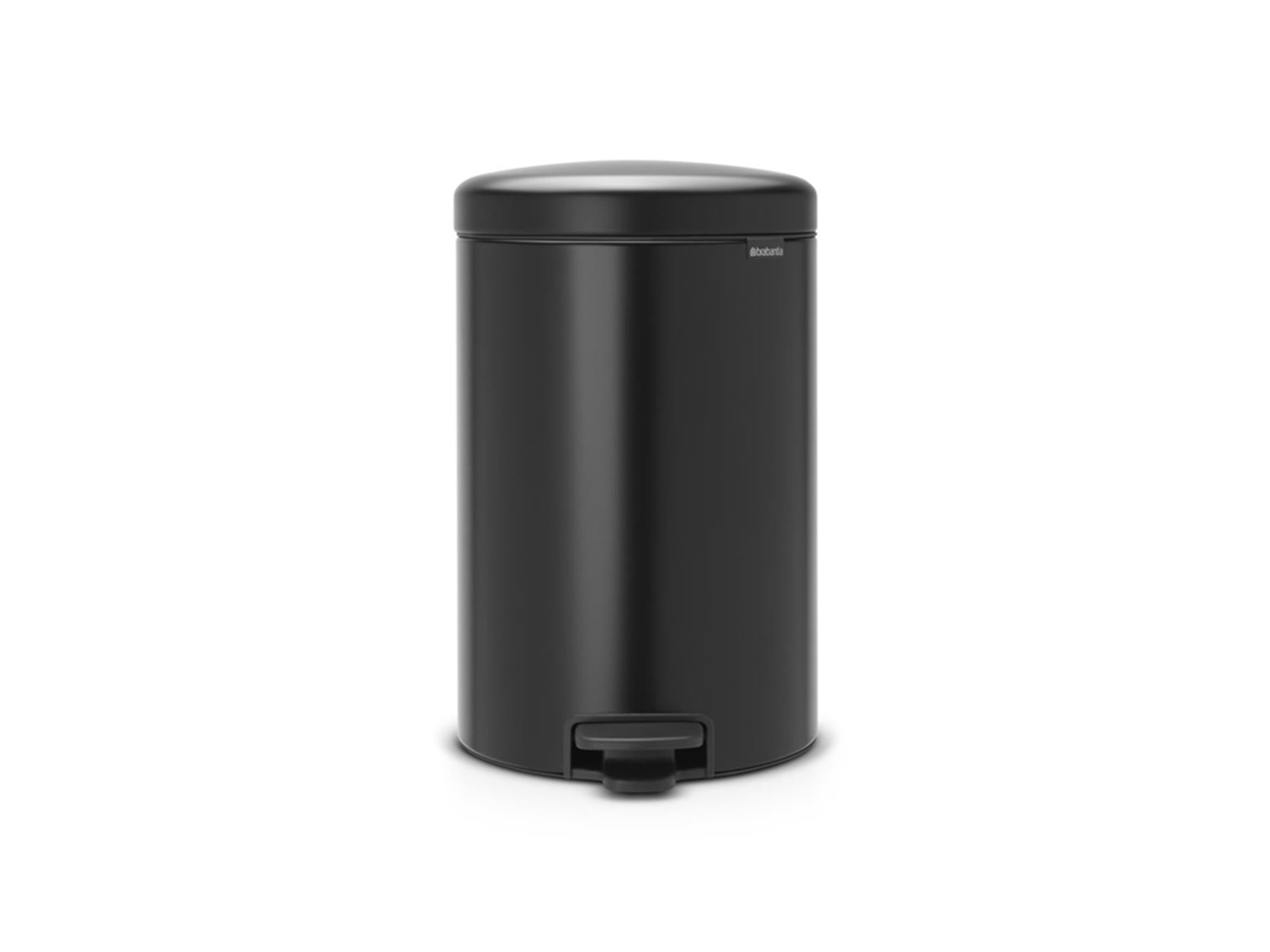 Brabantia pedaalemmer newicon 20l zwart