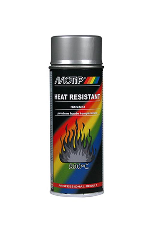 Laque Motip résistant à la chaleur argent 400ml