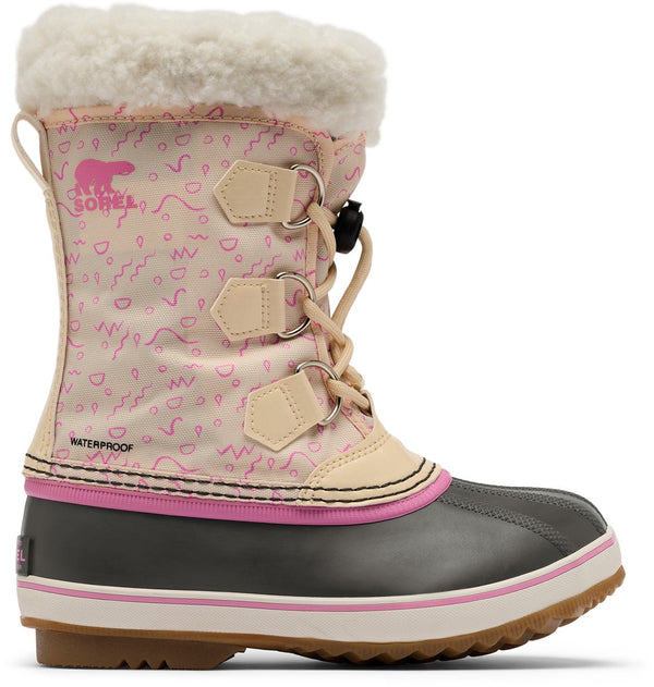 Sorel yoot pac™ nylon wp unisex snowboots - honey white, orchid 38